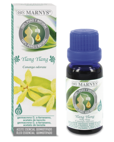 Óleo Essencial De Ylang Ylang (Cananga Odorata) 15 Ml. Marnys