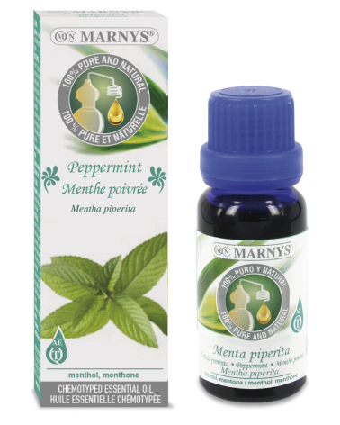 Óleo Essencial De Hortelã-Pimenta (Mentha Piperita) 15 Ml. Marnys