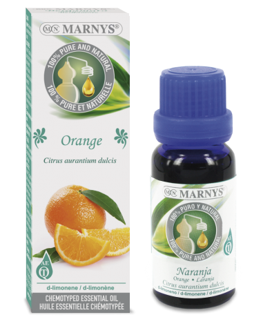 Óleo Essencial De Laranja (Citrus Aurantium Dulcis) 15 Ml. Marnys