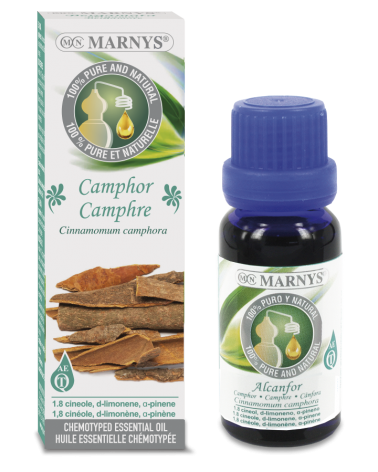 Óleo Essencial De Cânfora (Cinnamomum Camphora) 15 Ml. Marnys