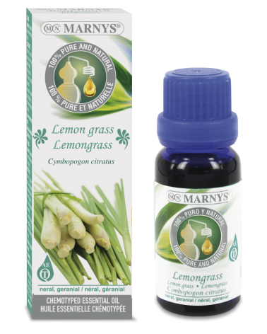 Óleo Essencial De Erva Príncipe (Lemongrass) (Cymbopogon Citratus) 15 Ml. Marnys