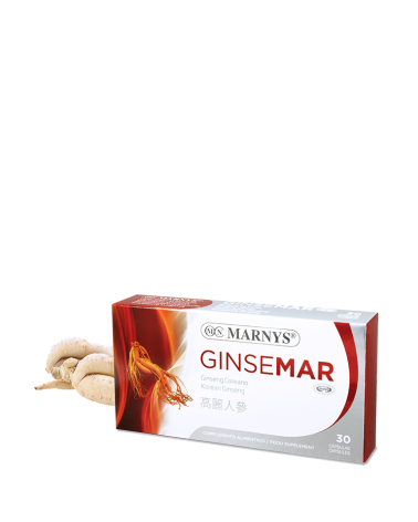 Ginsemar - Raiz Panax Ginseng Coreano 30 Cápsulas Marnys