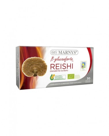 Cogumelo Reishi Bio 30 Cápsulas Vegetais (400 Mg.) Marnys