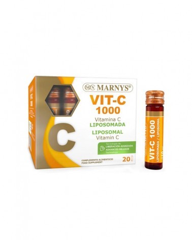 Vitamina C 1000 Lipossomada 10ml 20 Frascos Bebíveis Marnys