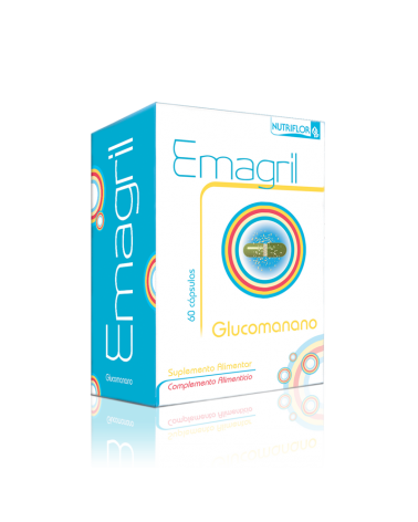 Emagril - Glucomanano 60 Cápsulas Nutriflor