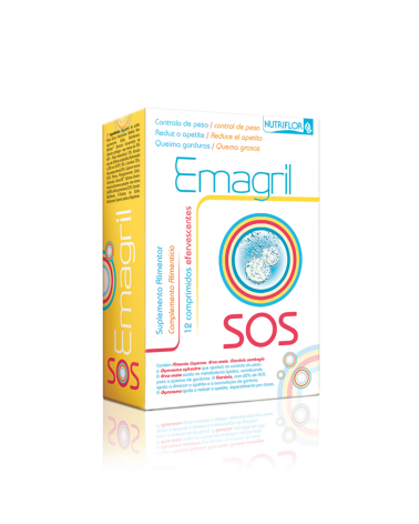 Emagril - Sos 12 Pastilhas Efervescentes Nutriflor