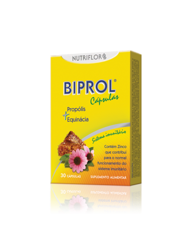 Biprol - Propólis + Equinácea 30 Cápsulas Nutriflor