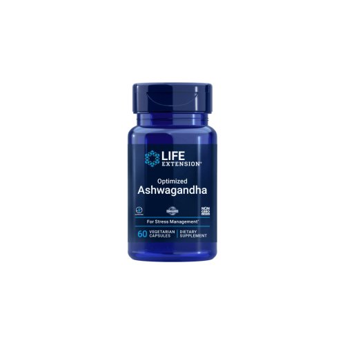 Ashwagandha Optimized 60 Cápsulas Vegetais Life Extension