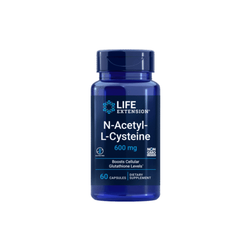 Nac (N-Acetyl-L-Cysteine) 600 Mg 60 Cápsulas Vegetais Life Extension