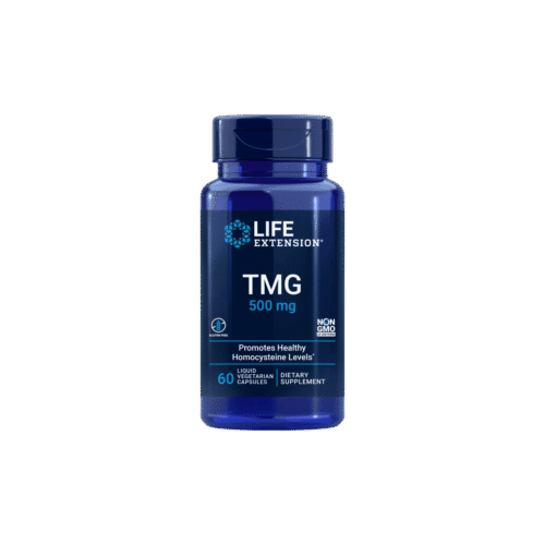 TMG 500mg 60 Cápsulas Vegetais Life Extension