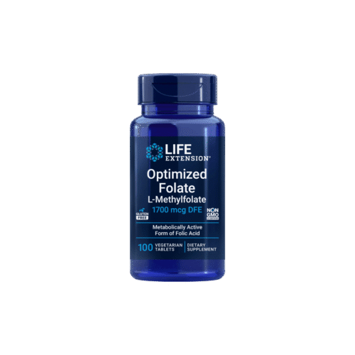 Optimazed Folate L-Methylfolate 1700 Mcg DFE 100 Comprimidos Life Extension