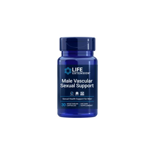 Male Vascular Sexual Support 30 Cápsulas Vegetais Life Extension