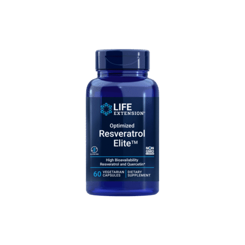 Resveratrol Elite Optimized 60 Cápsulas Vegetais Life Extension