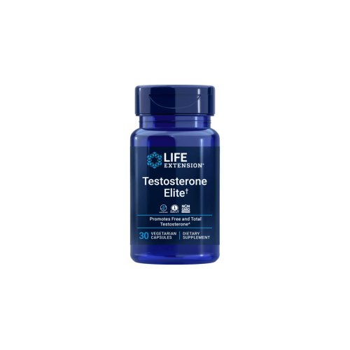 Testosterona Elite 30 Cápsulas Vegetais Life Extension