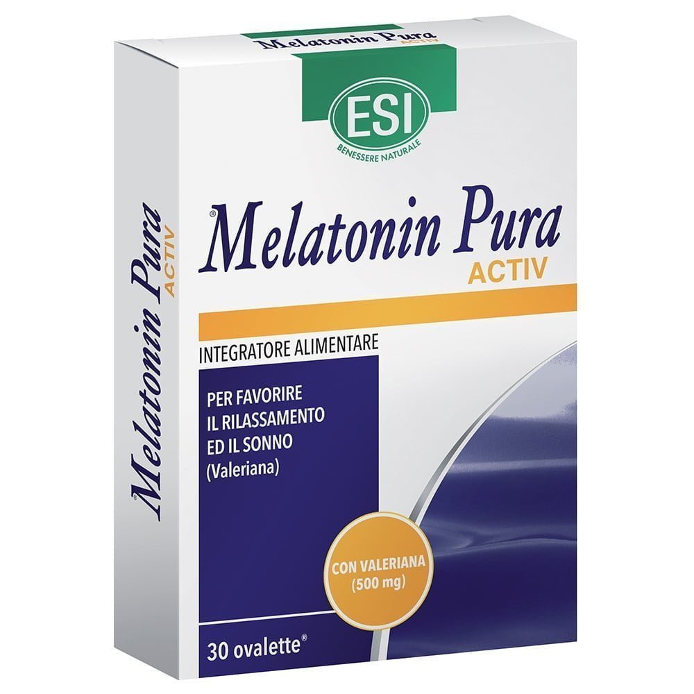 Melatonina Pura Activa 1 Mg. 30 Cápsulas ESI
