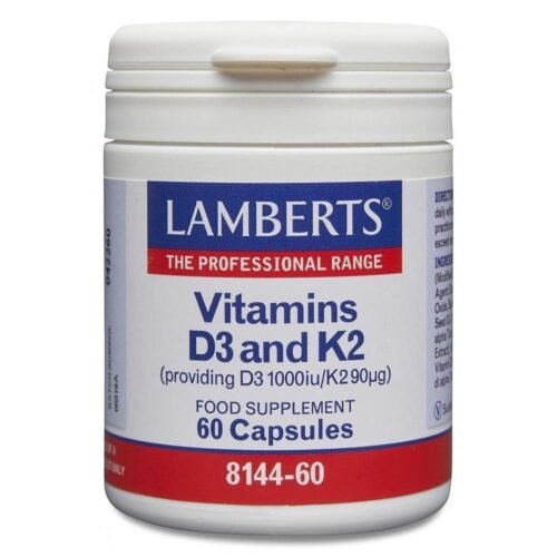 Vitamina D3+K2 60 Cápsulas Lamberts