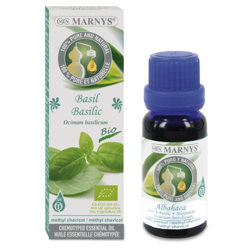 Óleo Essencial De Manjericão Bio 15 Ml. Marnys