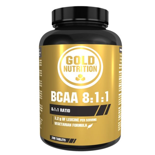 Bcaa 8:1:1 200 Comprimidos Gold Nutrition