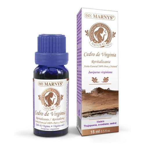 Óleo Essencial De Cedro De Virginia (Juniperus Virginiana) 15 Ml. Marnys