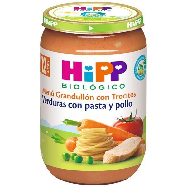 Puré De Legumes Com Massa E Frango Bio 220 G Hipp