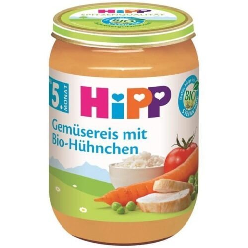 Puré De Legumes E Arroz Com Frango Bio 190 G Hipp