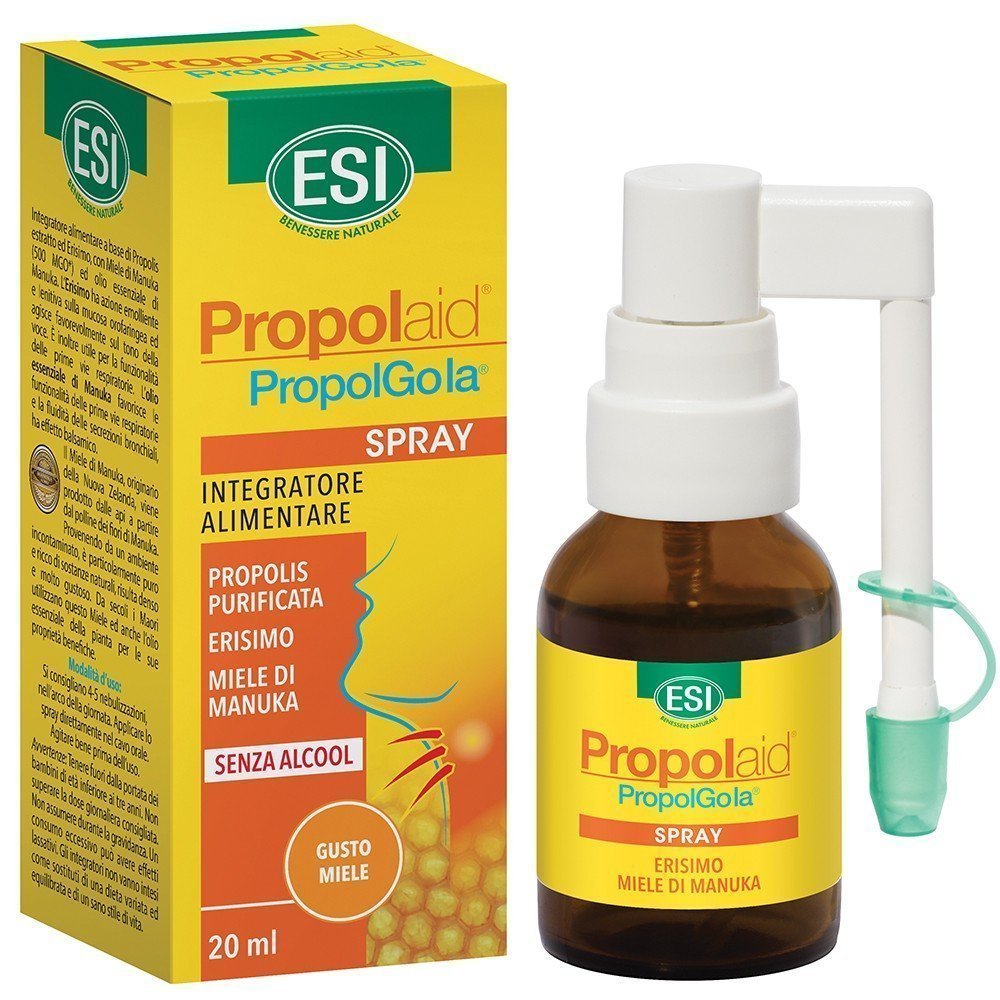 Propolgola Spray (Rinchão + Mel De Manuka) S/ Álcool 20 Ml. ESI