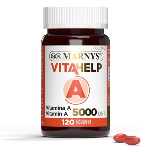 Vitamina A 5000 UI Vitahelp 120 Cápsulas Marnys