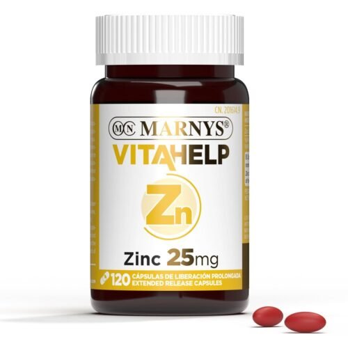 Zinc 25 mg Vitahelp 120 Cápsulas Marnys
