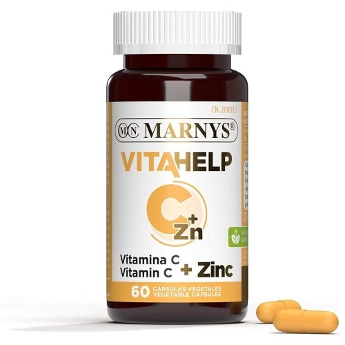 Vitamina C + Zinc Vitahelp 60 Cápsulas Marnys