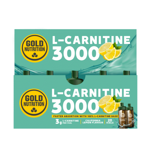 L-Carnitine 3000 Mg Limão 20 Frascos Gold Nutrition