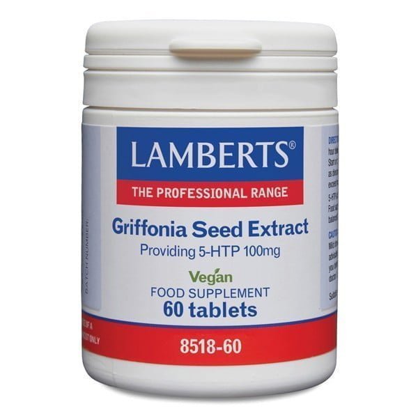Extracto de Sementes de Griffonia (5-HTP - 100mg) 60 Comprimidos Lamberts