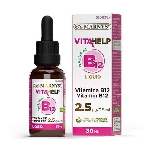 Vitamina B-12 Líquida Vitahelp 30 Ml. Marnys