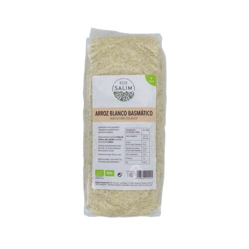 Arroz Basmati Branco Bio 1KG Eco-Salim