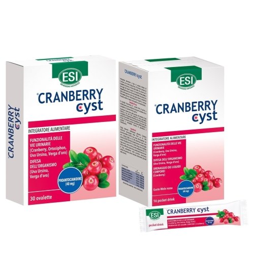 Pack Cranberry Cyst (Comprimidos + Pocket Drink) ESI