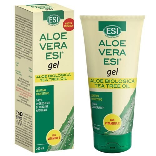 Aloé Vera Gel com Vitamina E + Tea Tree Oil 200 Ml ESI