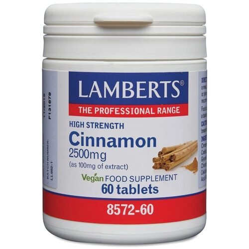 Canela 2500mg 60 Comprimidos Lamberts