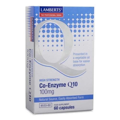 Co-Enzyme Q10 100mg 60 Cápsulas Lamberts