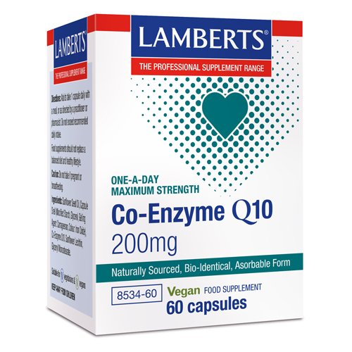 Co-Enzyme Q10 200mg 60 Cápsulas Lamberts