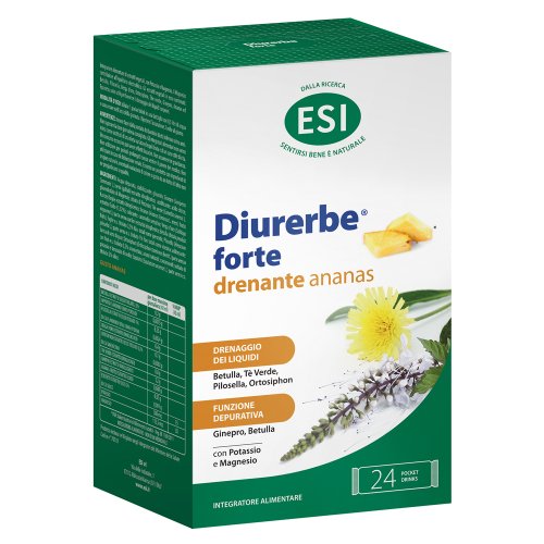 Diurerbe Forte 24 Pocket Drink Ananás ESI