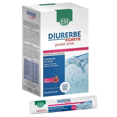 Diurerbe Forte 24 Pocket Drink Romã ESI