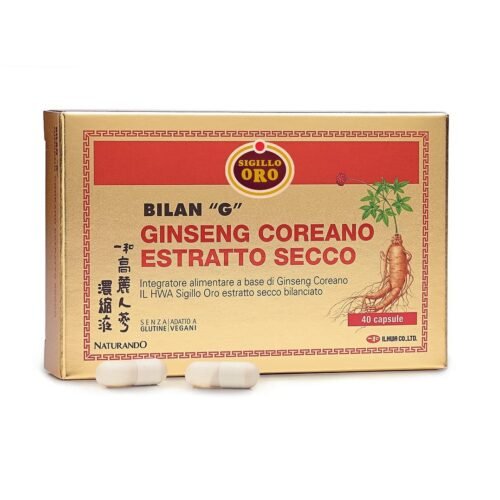Ginseng Coreano 40 Cápsulas Ilhwa