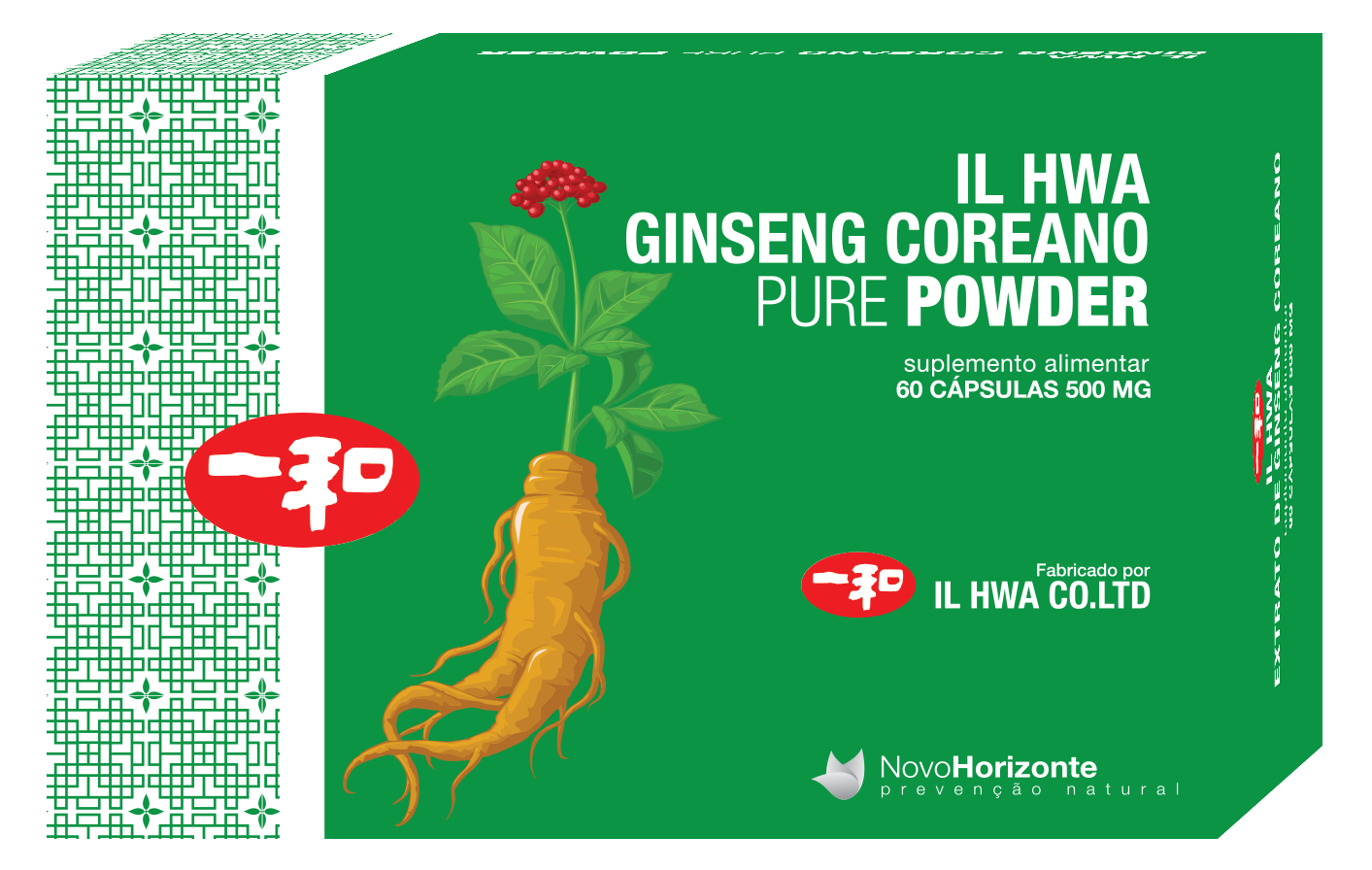 Ginseng Pure 60 Cápsulas Il Hwa
