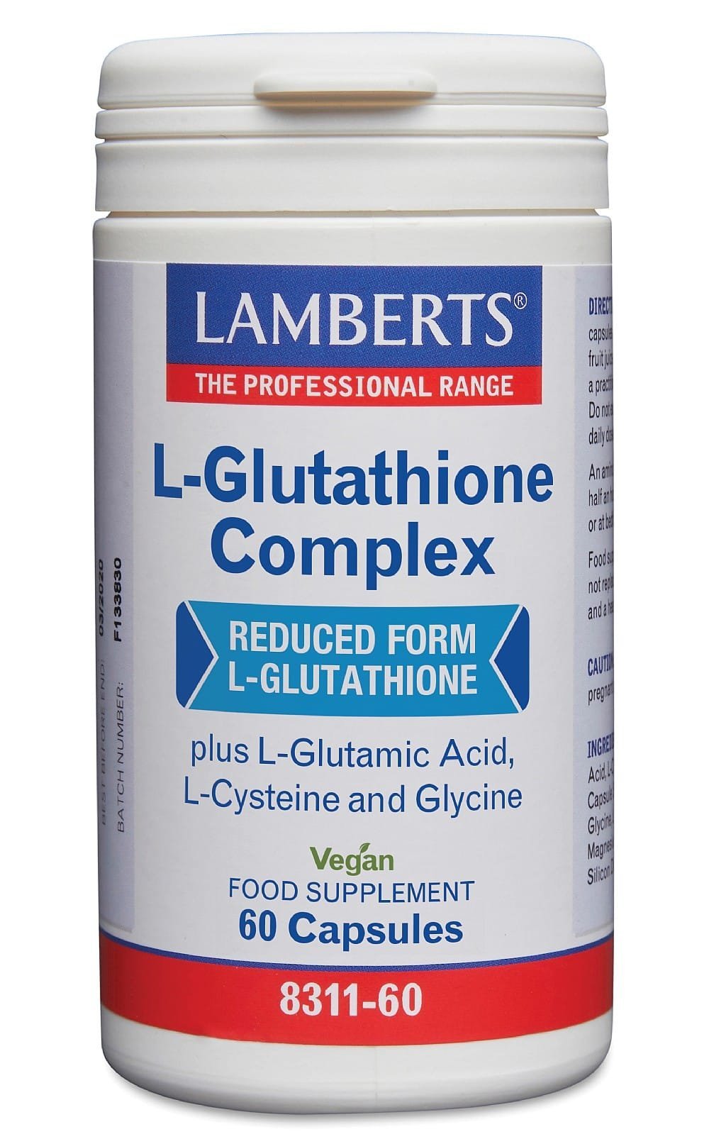L-Glutathione Complex 60 Cápsulas Lamberts