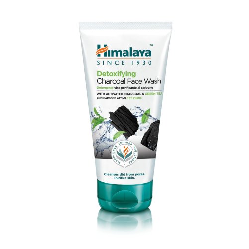 Gel de limpeza facial Detox com Carvão vegetal e Chá verde 150 Ml Himalaya