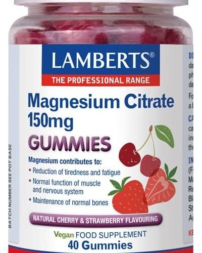 Magnesium Citrate 40 Gomas Lamberts