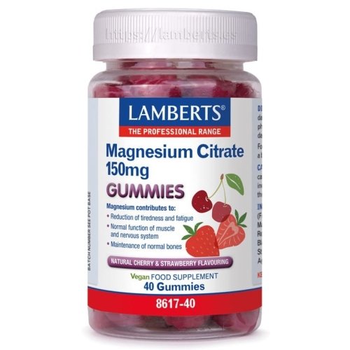 Magnesium Citrate 40 Gomas Lamberts