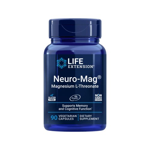 L-Treonato de Magnésio (Neuro-Mag®)( Magtein) 90 Cápsulas Life Extension