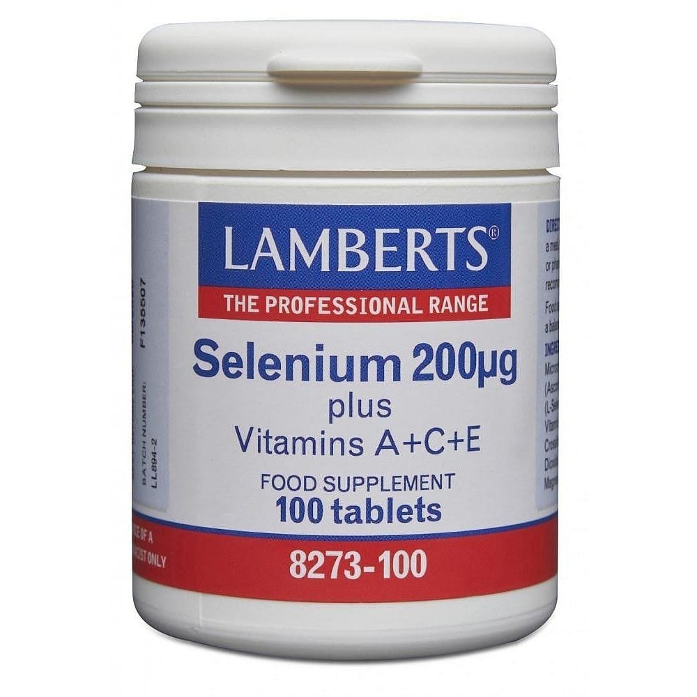 Selenium 200µg plus A+C+E 100 Comprimidos Lamberts