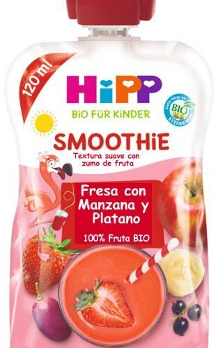 Smoothie Morango com Maçã e Banana 120 G Hipp