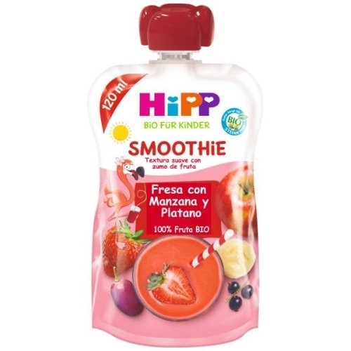 Smoothie Morango com Maçã e Banana 120 G Hipp